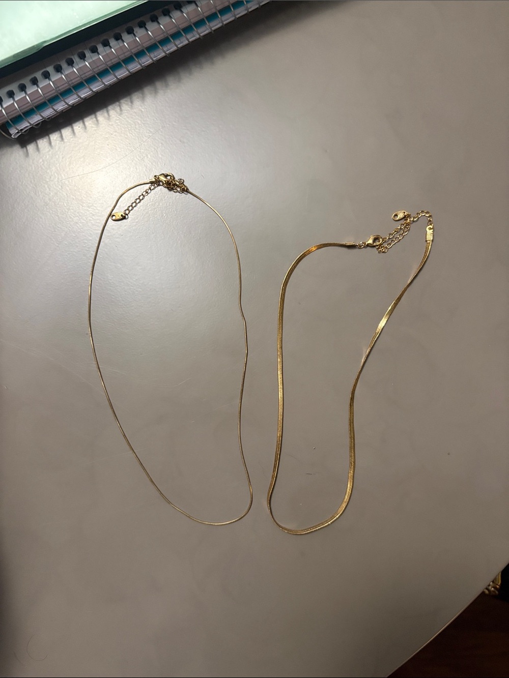Target Gold Layered Necklace Duo